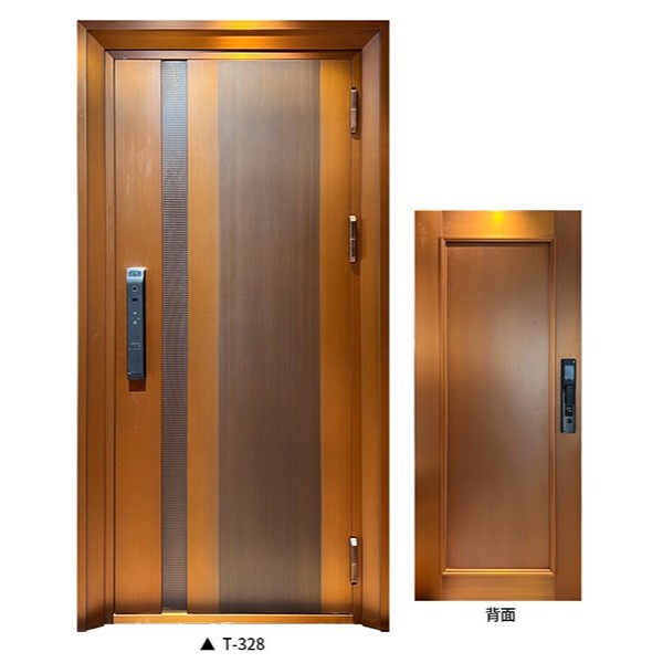 单开铜门T-328