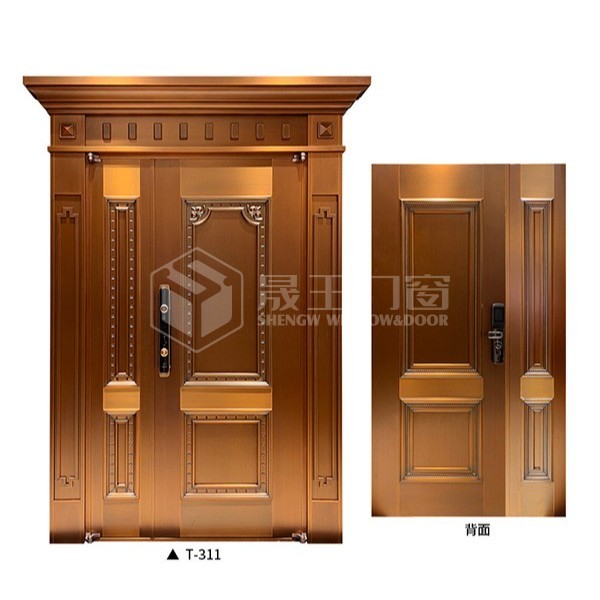 子母铜门T-311