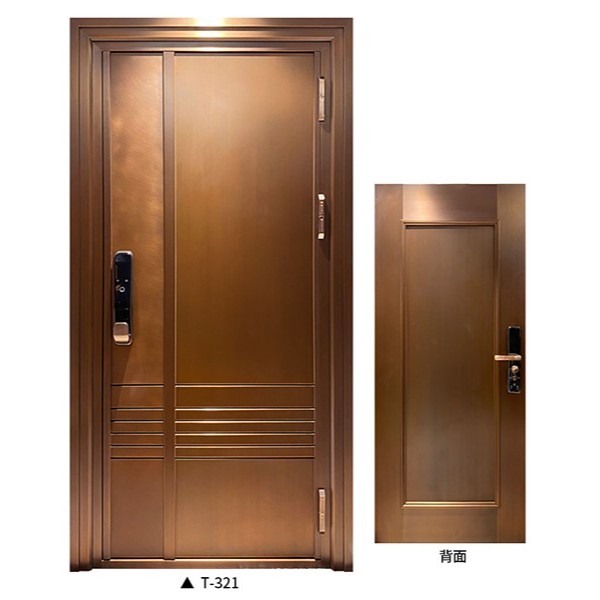 单开铜门T-321