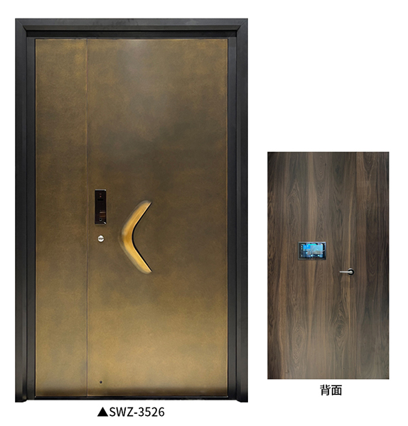 子母全铝装甲门SWZ-3526 子母全铝装甲门SWZ-3526
