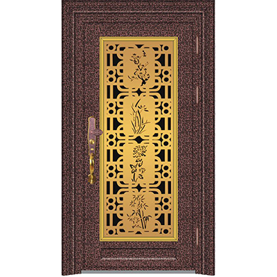 彩色不锈钢门SW-6105C（拼接无缝工艺）